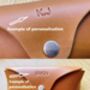 Personalised Sky Blue Leather Sunglasses Case, thumbnail 6 of 11