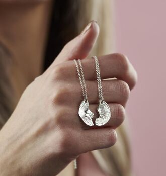 Personalised Split Coin Necklace Set, 2 of 10