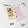 For The Best Mum Card, Mother's Birthday Card, thumbnail 6 of 6