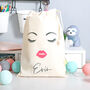 Eyelash Print Personalised Girls Storage Bag, thumbnail 1 of 3
