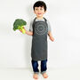 Personalised Children's Chef Apron: Minimalist Style, thumbnail 5 of 8