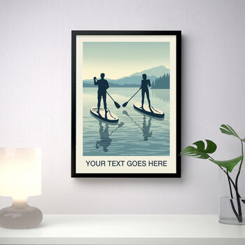 Personalised Paddleboarding Poster, 3 of 6