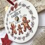 First Christmas As A Family Acrylic Decoration Gingerbread, thumbnail 2 of 3