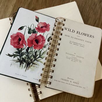 'Wild Flowers' Upcycled Notebook, 5 of 5