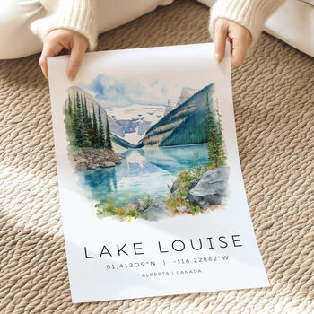Canada Travel Poster Of Lake Louise Banff, 3 of 7