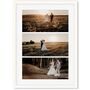 Personalised Trio Wedding Photo Art Print, thumbnail 6 of 6