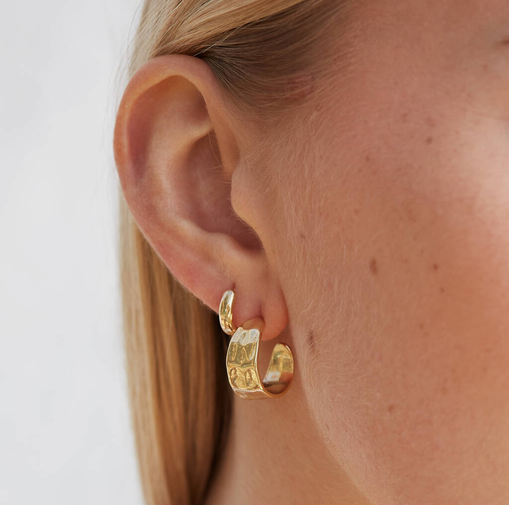 The Gold Otty Hoop Earrings, 1 of 5