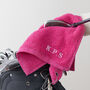 Embroidered Initials Personalised Ladies Golf Towel, thumbnail 2 of 5