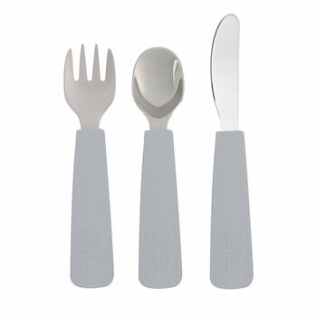Wmbt Toddler Silicone Cutlery Set, 2 of 9