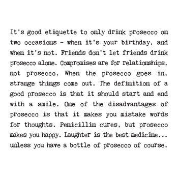 Prosecco Lover Card With Funny Quotes, 2 of 4