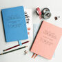 Personalised Wild Rose Notebook Journal, thumbnail 2 of 10