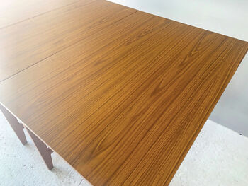 1970’s Mid Century Drop Leaf Dining Table By Schrieber, 5 of 12