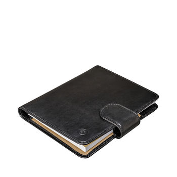A5 Luxury Leather Notepad. ' The Mozzano', 3 of 11