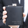 Established Name And Date Personalised Hip Flask, thumbnail 1 of 7