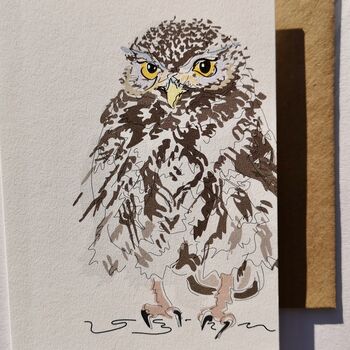 Owl Greeting Card, 3 of 3