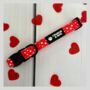 Red Valentine Heart Dog Collar, thumbnail 1 of 3