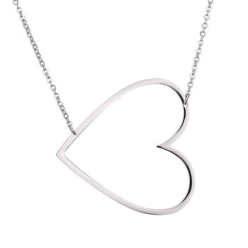 Sideways Heart Necklace, 3 of 5