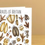 Animal Tracks Of Britain Greeting Card, thumbnail 7 of 10