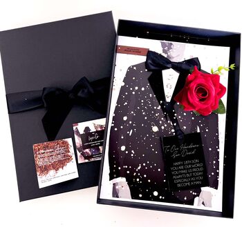 Tuxedo Suit Luxury Scented Birthday Card For Him, 6 of 11
