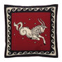 Capricorn Hand Embroidered Zodiac Cushion, thumbnail 1 of 2