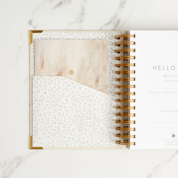 2023 Daily Planner Diary. Creme Original. Personalised, 4 of 12