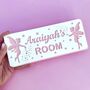 Personalised Fairies Children's Door Plaque, thumbnail 1 of 12