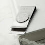 Personalised Silver Plated Lucky Sixpence Money Clip, thumbnail 1 of 8