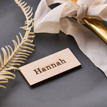 Wooden Wedding Place Setting, 7 of 9