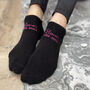 Embroidered Yoga Socks, thumbnail 3 of 4