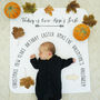 Personalised Seasonal Baby Milestone Blanket, thumbnail 2 of 11