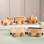 Personalised New Baby Wooden Train Set, thumbnail 4 of 6