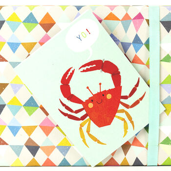 Mini Crab Greetings Card, 4 of 4