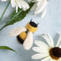 Bee Brooch Needle Felting Kit, thumbnail 3 of 9