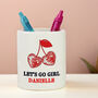 Personalised Cherry Make Up Brush Holder, thumbnail 3 of 3