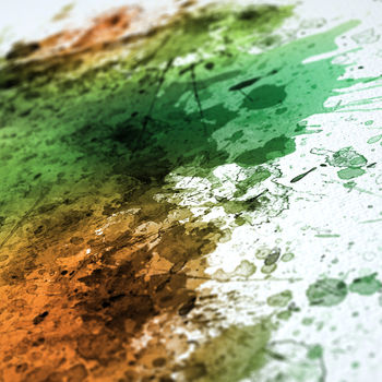 Ireland Paint Splashes Map, 4 of 4