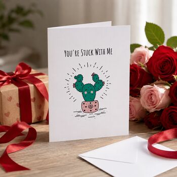 Funny Stuck With Me Valentine’s Card, 4 of 6