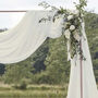 Ivory Draping Fabric For Wedding And Party Backdrops, thumbnail 1 of 2