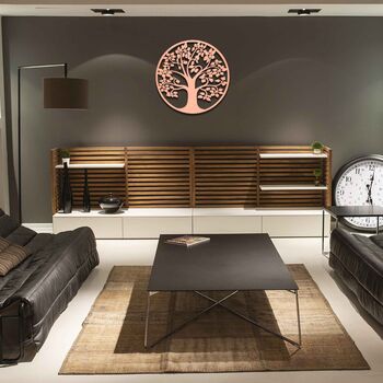 Handmade Wooden Tree Of Life Wall Art For Living Room Decor, 6 of 10