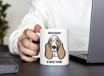 Personalised Basset Hound Mug, 4 of 5