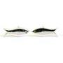 Mini Fish Stud Earrings Sterling Silver, thumbnail 1 of 4