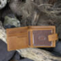 Men's Tan Leather Notecase Wallet Rfid Safe, thumbnail 3 of 5