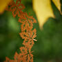 Golden Leaves Metal Wreath, thumbnail 3 of 3