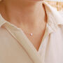 Delicate Sterling Silver Star Necklace, thumbnail 1 of 4