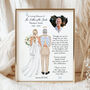 Personalised Wedding Memorial Father Of Bride Print, thumbnail 1 of 7