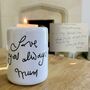 Treasured Writing From A Loved One Candle Holder, thumbnail 1 of 3