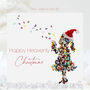 Happy Heavenly Christmas Butterfly Kisses Card, thumbnail 1 of 12