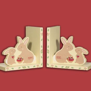 Personalised Bunny Bookends, 3 of 4