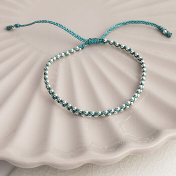 Sterling Silver Double Ball Friendship Bracelet, 5 of 12
