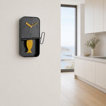Sardine Clocks With Swinging Pendulum Choice Of Colours, 4 of 6