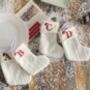 Mini Knitted Inital Christmas Stockings, thumbnail 6 of 7